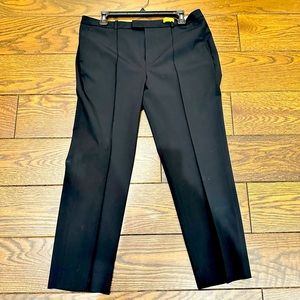 J. Crew Black Crop Trouser